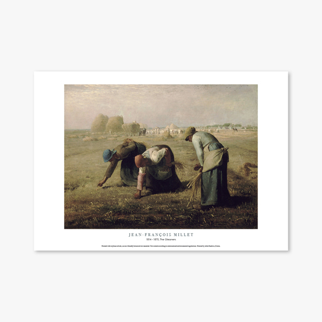 타임세일40%) [A3] 명화 포스터 017 Jean Francois Millet The Gleaners 장 프랑수아 밀레