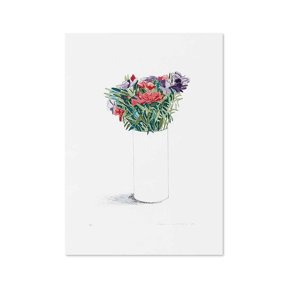 데이비드 호크니 DAVID HOCKNEY 019 Four Flowers in Still Life
