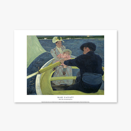 타임세일40%) [A3] 명화 포스터 005 Mary Cassatt The Boating Party 메리 카사트