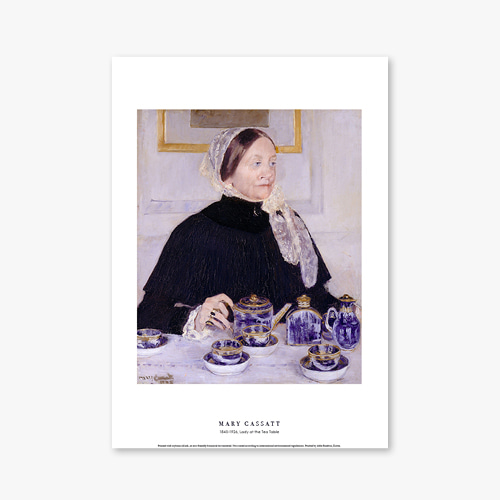 타임세일40%) [A3] 명화 포스터 009 Mary Cassatt Lady at the Tea Table 메리 카사트
