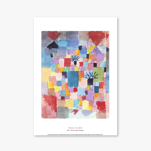 타임세일40%) [A3] 명화 포스터 018 Paul Klee Southern Gardens 파울 클레