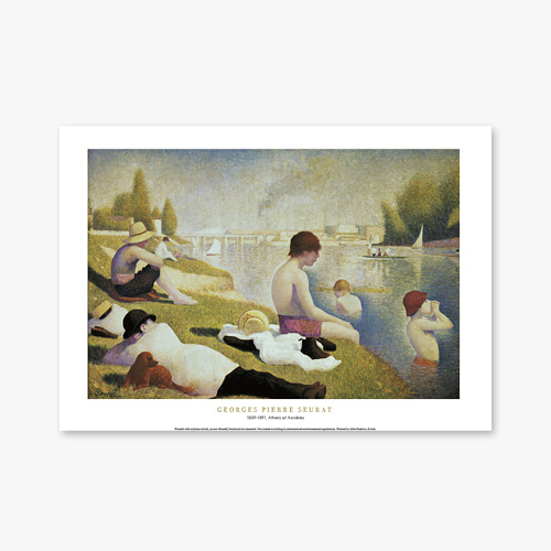 타임세일40%) [A3] 명화 포스터 002 Georges Pierre Seurat athers at Asnieres 조르주 쇠라