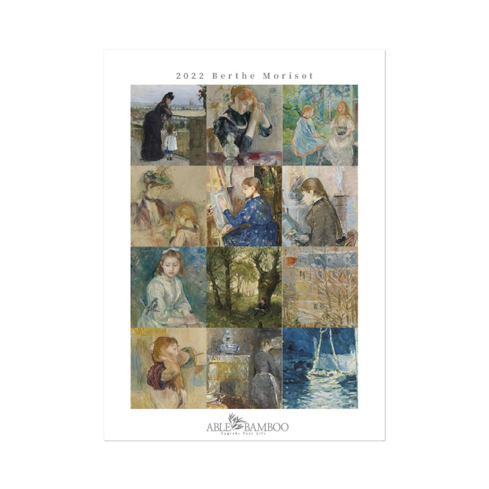 2023 명화 캘린더 달력 Berthe Morisot 베르트 모리조 Type B